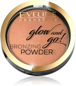 Eveline Cosmetics Glow and Go! Gebackenes Bronzing-Puder, Nr. 02 Jamaica Bay