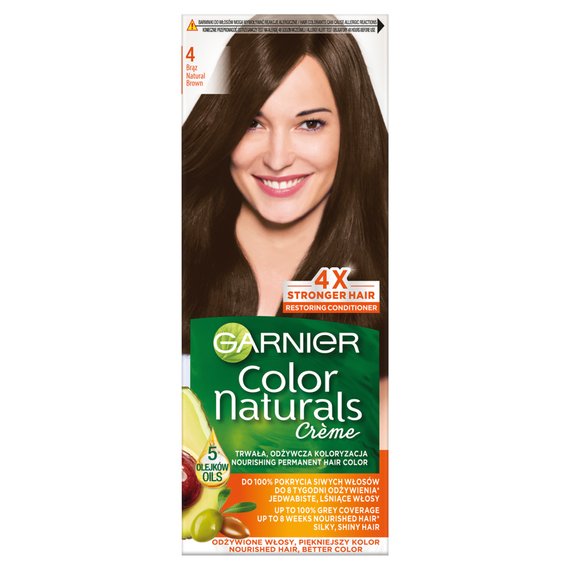 Garnier Color Naturals Crème Farba do włosów 4 brąz