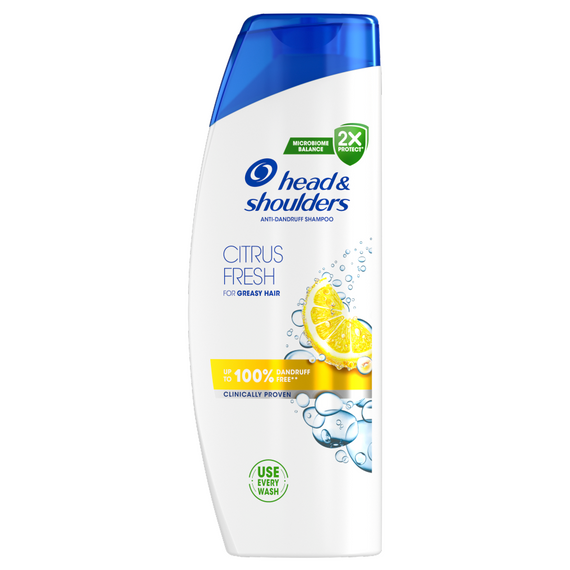 Head & Shoulders Citrus Fresh Daily Anti-Schuppen-Shampoo 400 ml für fettiges Haar