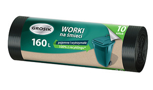 Grosik Worki na śmieci 160 l 10 sztuk