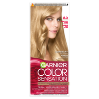 Garnier Color Sensation Permanent Coloring Cream 8.0 Bright Light Blonde