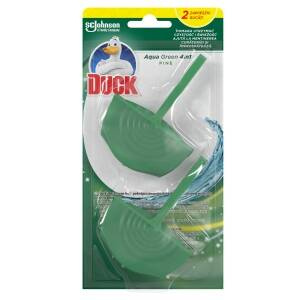 Duck Aqua Green 4w1 Pine Podwójna zawieszka do toalet 72 g (2 x 36 g)