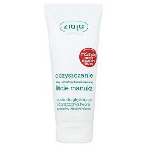 Ziaja Manuka Leaves Paste zur Tiefenreinigung des Gesichts gegen Mitesser 75 ml
