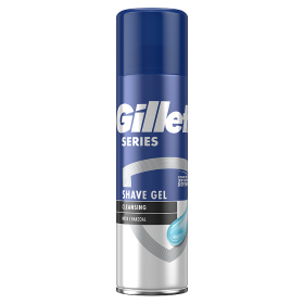 Gillette Series Reinigendes Rasiergel mit Aktivkohle, 200 ml