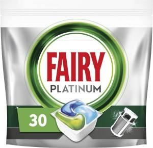 Fairy Platinum Regular Kapsułki do zmywarki All In One, 30 tabletek