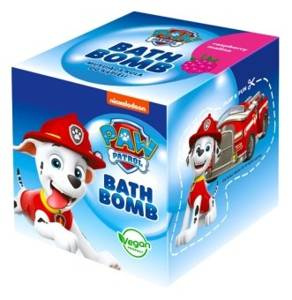 Psi Patrol Musująca kula do kąpieli malina, 165g