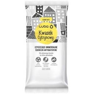 Luba Comfort ściereczki antybakteryjne uniwersalne z Kwaskiem Cytrynowym 24szt