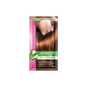 Szamponetka Marion saszetka szampon koloryzujący Orzechowy Brąz 64