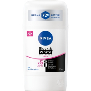 Nivea Black & White Clear Antiperspirant Stick 50 ml