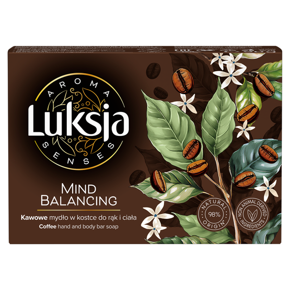 Luksja Aroma Senses Kaffeeseife für Hände und Körper 90 g