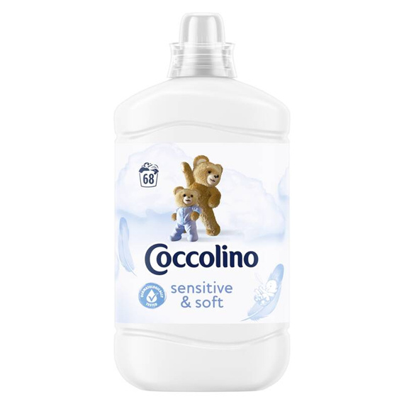 Coccolino Sensitive & Soft Płyn do płukania tkanin koncentrat 1700 ml (68 prań)