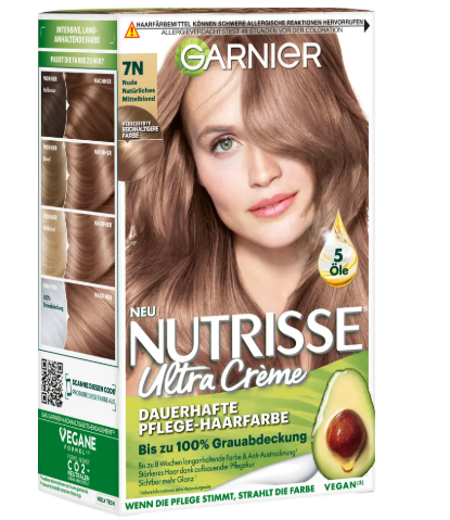 Garnier Nutrisse  Farba 7N Naturalny średni blond