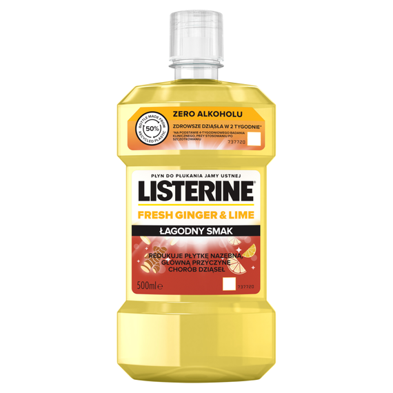 Listerine Fresh Ginger & Lime Mouthwash 500ml