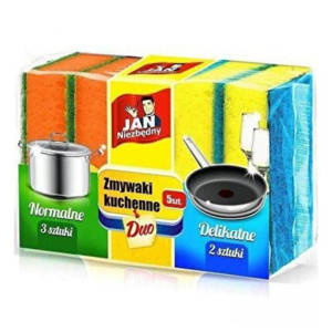 Jan Niezbędny Zmywaki kuchenne duo 5 sztuk