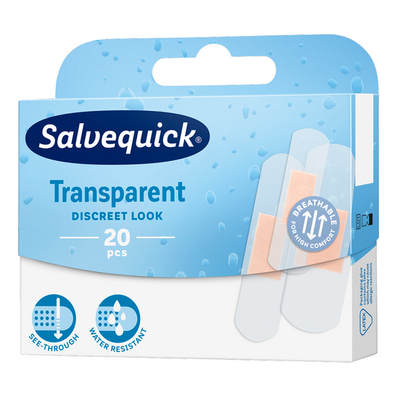 SALVEQUICK TRANSPARENTE Flicken 20 Stk