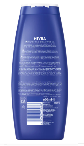Nivea pielęgnująca pianka do kąpieli z Niemiec 650 ml