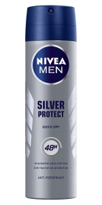 Nivea Antitranspirant FOR Men Silver Protect Spray 150 ml