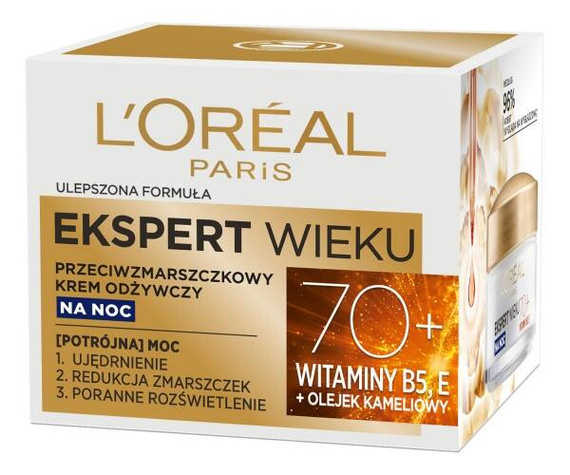 L'Oreal Paris Age Expert 70+ Anti-wrinkle nourishing night cream 50 ml