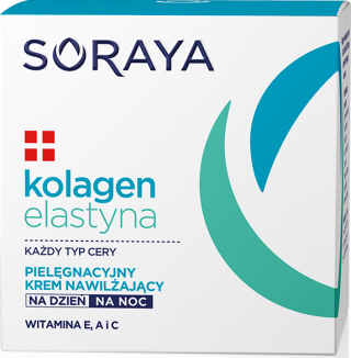 Soraya KOLAGEN ELASTYNA Pielęgnacyjny krem nawilżający na dzień i na noc 50ml