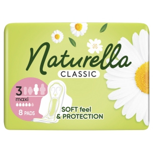 Naturella Classic Maxi Camomile Pads with wings x8
