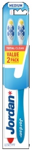 Jordan Total Clean Zahnbürste durchschnittlich 2 Stück