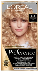 L'Oréal Paris Préférence Haarfärbemittel hellgoldblond 8,3 Cannes