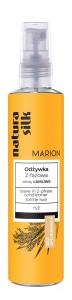 MARION Natura Silk błyskawiczna dwufazowa odżywka do włosów łamliwych z rozdwojonymi końcami 150 ml