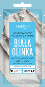 Marion, Wygładzająca maseczka do twarzy, Biała Glinka, 8 ml