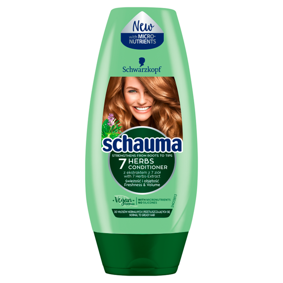 Schauma 7 Herbs Freshness Conditioner for Oily and Normal Hair 250 ml