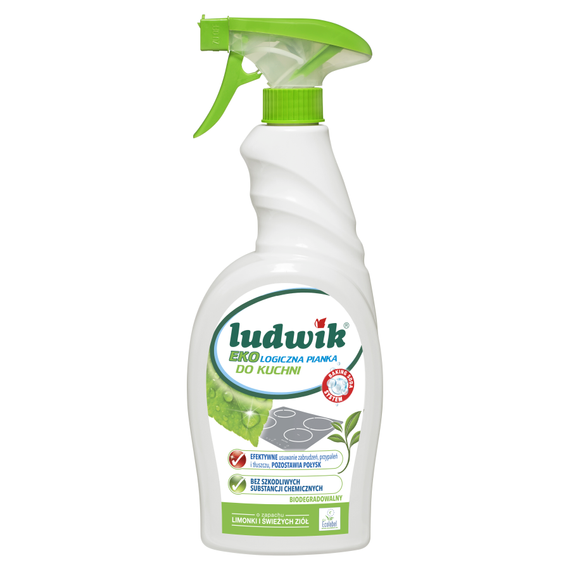 Ludwik Ecological kitchen foam with the scent of lime and fresh herbs 750 ml