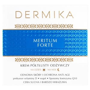 Dermika Meritum Forte Halbfette Pflegecreme für Tag und Nacht 50 ml