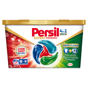 Persil Discs Expert Fleckenentfernung Konzentriertes Waschmittel Kapseln 289 g (17 Wäschen)