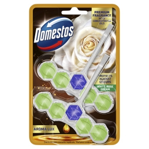 Domestos Aroma Lux White Rose Dream Toilet Block 2 x 50 g