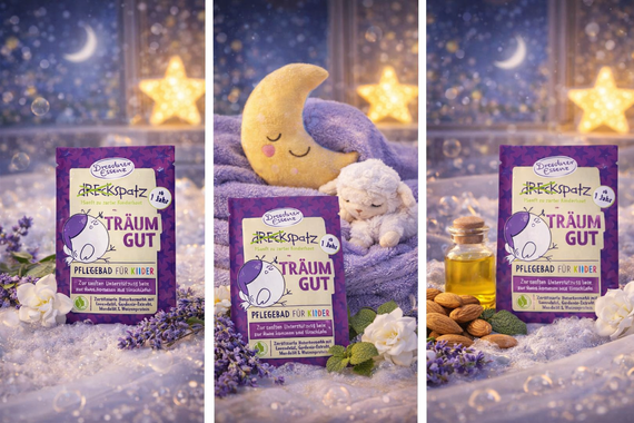 Dresdner Essenz KOLOROWYCH SNÓW lawendowa sól do kąpieli 40ml