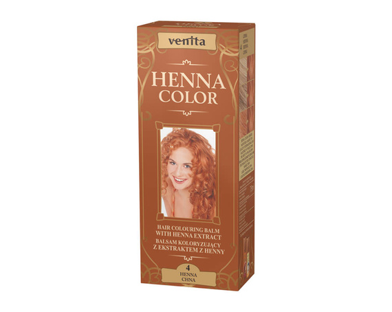 HAIR COLOURING BALM WITH HENNA EXTRACT - HENNA/CHNA NO. 4