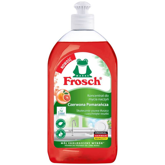 FROSCH Płyn Koncentrat do Mycia Naczyń czerwona pomarańcza 500 ml