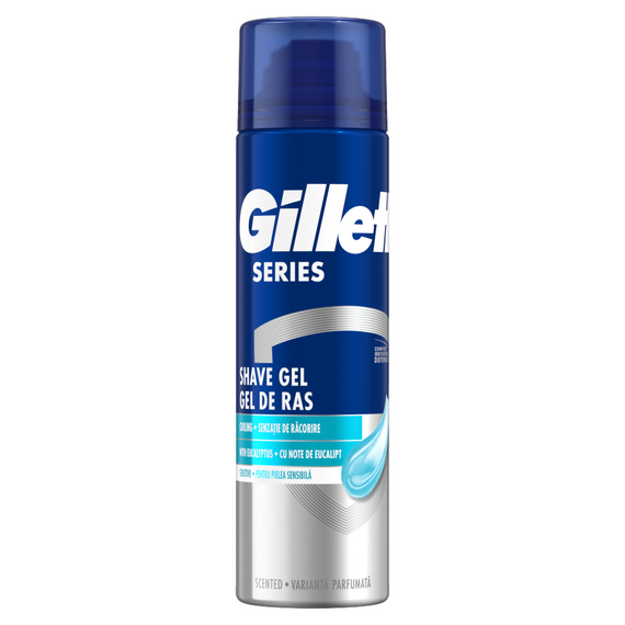 Gillette Series Kühlendes Rasiergel mit Eukalyptus, 200 ml