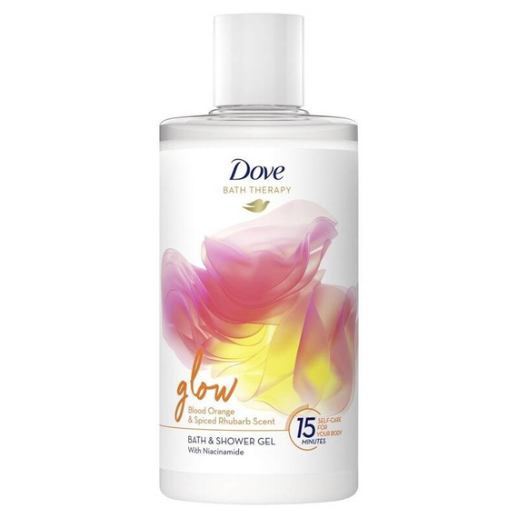 Dove Bath Therapy Glow Bade- und Duschflüssigkeit 400 ml