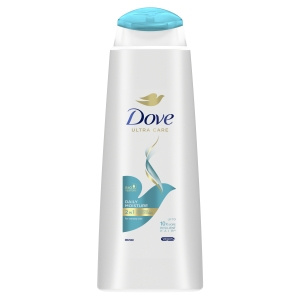 Dove Ultra Care Daily Moisture Feuchtigkeitsspendendes Shampoo und Spülung 2in1 400 ml