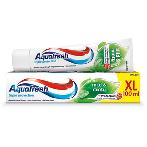 Aquafresh XL Triple Protection Mild & Minty Zahnpasta mit Fluorid 100 ml