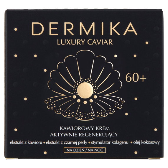 Dermika Luxury Caviar Kawiorowy krem aktywnie regenerujący 60+ na dzień i na noc 50 ml