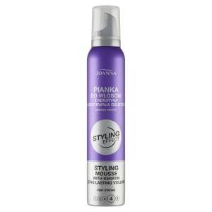 Joanna Styling Effect Sehr starker Haarschaum mit Keratin 150 ml