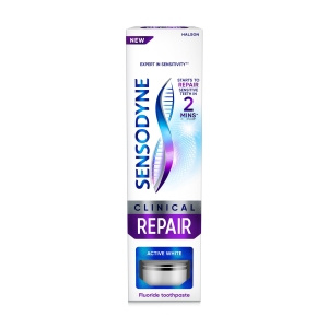 Sensodyne Clinical Repair Active White Zahnpasta mit Fluorid 75 ml