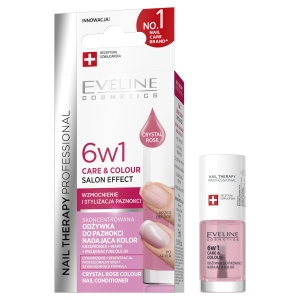 Nail Therapy Professional Konzentrierter Nagelconditioner, der Farbe verleiht, 6in1, Crystal Rose