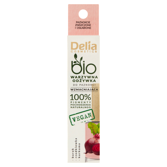 Delia Cosmetics Bio pflanzlicher Nagelconditioner stärkend 11 ml