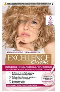 L'Oréal Paris Excellence Creme Farba do włosów 8 jasny blond