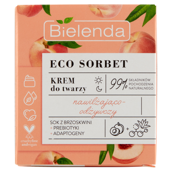 Bielenda Eco Sorbet Feuchtigkeitsspendende und pflegende Gesichtscreme 50 ml