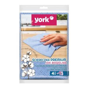 YORK Premium Cleaning Cloths, Cotton-like 4+1 pcs