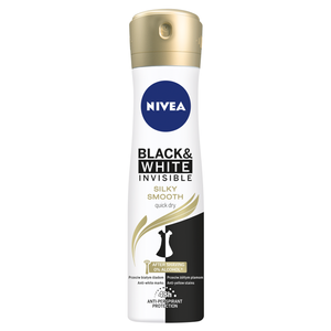 Nivea Black&White Invisible Silky Smooth Antiperspirant Spray 150 ml