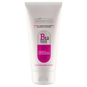 Bielenda B₁₂ Beauty Vitamin Vitamin gel with gentle peeling for facial cleansing 150 g